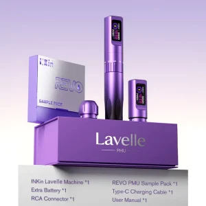 Lavelle Professional Wireless PMU Machine Adjustable Stroke Length 6 Memory Mode Lightweight Cordless Permanent Makeup Pen