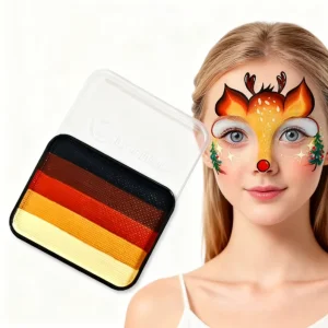 Link Rainbow Customized Colors Non Toxic Water Based Face & Body Paint for Children & Adults Christmas Party & Body Art Supplies
