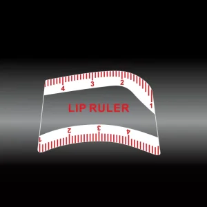 Lip Design Ruler Mold Emplate Stencil Ruler Tool Nano Brow Mapping Ruler Clear Tear Pmu Drop Brow Design Arch Shaping Hairstroke