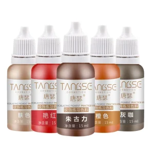 Lip Lightening Dark Lips Permanent Makeup Pigments Nude Lip Color Micropigmentation Eyebrow Tattoo Ink 15ml Full Colors