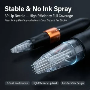 Lip Professional 8P System Permanent Makeup Machine Fast and Pain Free Lip Tattoo
