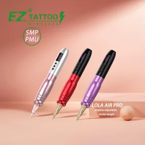 Lola Air Pro Wireless PMU Machine Adjustable Stroke 2.0-3.3mm Rechargeable Tattoo Pen for Eyebrow Lip Eyeliner SMP