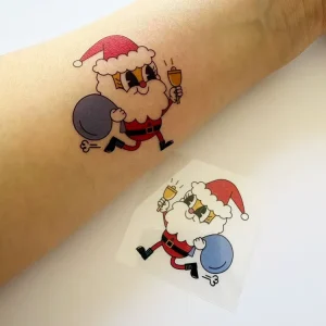 Long Lasting Safe for Skin Waterless Temporary Tattoo Plastic Printed Tattoo Stickers