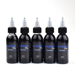 Long Lasting Salon Barber Liquid Paint for Man Beard Hairline Touch up Cosmetic Coloring Airbrush Barber Color