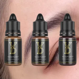 Long Retention Eyebrow PMU Pigment and Organic Permanent Makeup Ink for Machine Shading