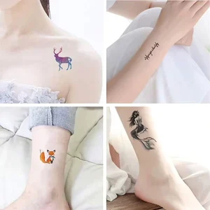 Low MOQ Cartoon Tattoo Stickers Temporary Flower Tattoo Sticker Kids Hand Tattoo Sticker