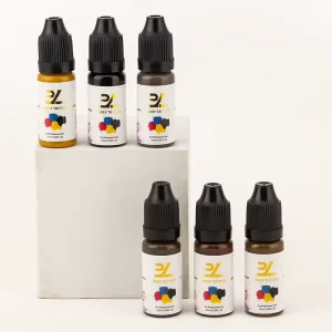 Low MOQ Private Label Microblading Ink Lip Tattoo Pigment Tattoo Eyebrow Color Ink PMU Pigments