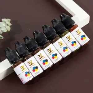 Low MOQ Private Label Organic Biologic PMU Pigment Ink Tattoo Ink Professional Brow Lip Pigments Microblading Liquid Pigment