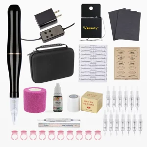 Low Noise Wireless PMU Machine Kit Permanent Makeup Tattoo Machine for Lip Eyebrow Tattoo Art