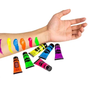 Luminous Facial Body Art Paint 8 Color Hose Dance Party Halloween Facial Body Painting