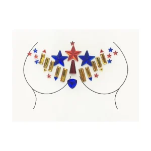 Lustrous Crystal Face Gem Sticker for Celebration Graduation Ceremony Party Stage Performance Decoration