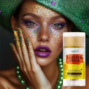 Luxfume Private Label Gold Body Glitter Stick Waterproof Face Glitter Gel Sparkle Moisturizing Herbal Body Glitter