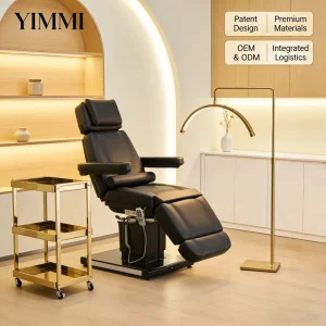 Luxury Electric Beauty Bed Heated Adjustable Massage Table for Spa Salon Lash Facial Treatment Chair Equipment