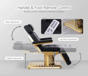 Luxury Electric Massage Beauty Bed OEM ODM Services Custom Logo Printing Professional Spa Salon Home Commercial Use