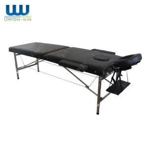 Luxury Folding Portable Reclining Bed PVC Leather Tattoo Salon Furniture Facial Beauty Massage Bed