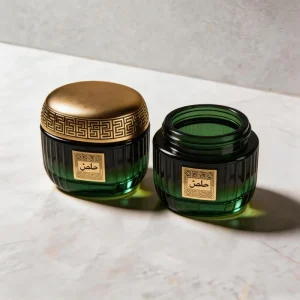 Luxury Glass Jar Factory Direct Customized Cosmetic Jar 50ml Storage Capacity for Bakhoor
