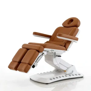 Luxury Tattoo Shop Furniture Brown Tattoo Massage Bed Modern 5 Motors Electric Foot Control Cosmetic Facial Beauty Spa Bed