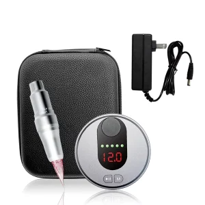M7 Microblading Handpiece Electric Tattoo Pen Gun Type PMU Machine Digital Wire Controller RCA Power Supply for Permanent Makeup
