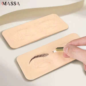 MASSA Eyebrow & Eye Tattoo Practice Skin Module Eyeliner Practice Easy to Color Makeup Practice Thickened Realistic Simulation