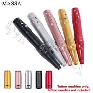 MASSA Portable Wireless Tattoo Pen Electric Rotary Tattoo Gun with Brushless Design Customized Permanent Makeup Machine