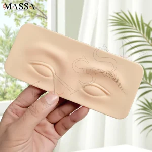 MASSA Silicone Tattoo Practice Skin for Eyebrow Realistic Silicone Practice Skin Mimicking Human Facial Skin