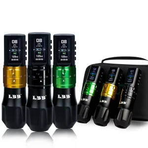 MAX Wireless Tattoo Machine Permanent Makeup Tattoo Pen Machine Cartridges Tattoo Gun Dotwork