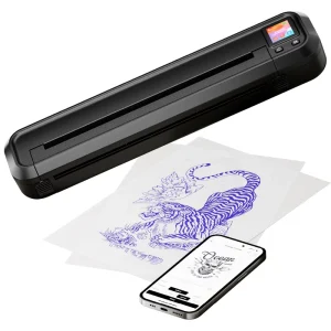 MHT 500 Tattoo Stencil Printer Thermal Printer Kit with Plastic 203dpi for Tattooing Machine