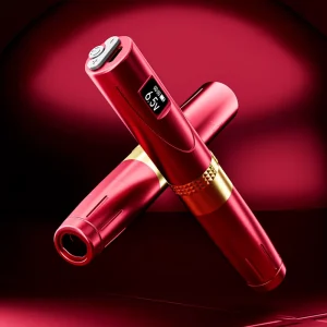 MICEYA Wireless Permanent Makeup Machine Electric Gun Type for Eyebrow & Lip Tattoo SMP & PMU with 2pcs Batteries
