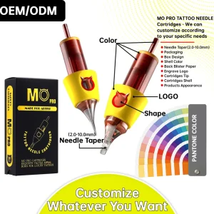 MO Pro Tattoo Cartridge Needles Disposable Professional Needles Universal Rotary Compatible CE EO Sterilized OEM Service