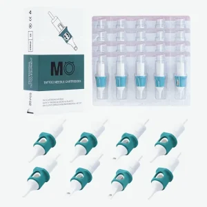 MO Tattoo Cartridges Disposable 0803RL Needle Tattoo Machine for Permanent Makeup 1.5mm Length for Eyebrow and Body Art