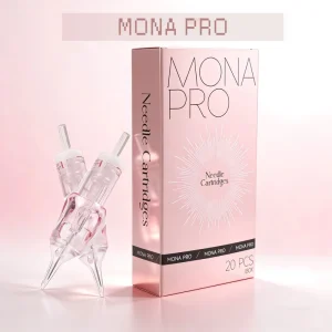 MONA PRO Tattoo Cartridges 1001RL 1003RL 1005RL Bugpin #10 Round Liner Disposable Needles Cartridges for Eyebrows Lips Eyeliner