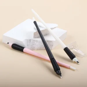 MONA Single Use Manual Handle F U Microblade Pen Permanent Makeup Disposable Microblading Eyebrow Pen