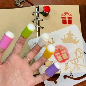 MS Children’s Natural Plant-Based Finger Paint Kit for Face & Body Art CE Certified Halloween Makeup & Temporary Tattoos .