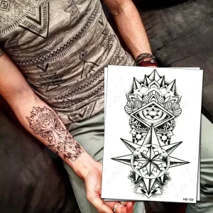 Make Your Own Designs Water Transfer Fake Temporary Custom Water Tribal Tattoo