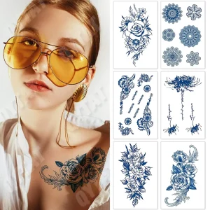 Make Your Own Designs Water Transfer Fake Temporary Herbal Juice Customized Semi Permanent Tattoo Jagua