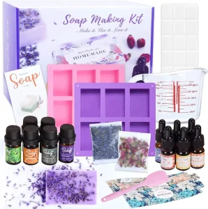 Make Your Own Handmade Soap Diy Art Craft Silicone Molds Glycerin Soap Base Soap Making Kit for Adults and Kids