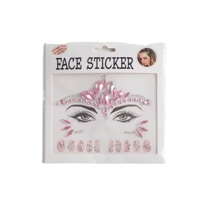 Make up Acrylic Face Jewels with Rhinestones Water Diamond Eye Catching Gem Stickers