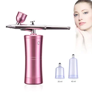 Makeup Airbrush Machine Mini Portable Facial Oxygen Injection Jet Rechargeable Airbrush Nano Mist Spray Gun