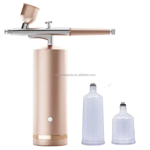 Makeup Airbrush Machine With USB Charging Spray Gun Facial Beauty Set Nail Kit for Tattoos Cake Coloring Model Painting Home Spa