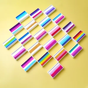 Makeup Body Painting Split Cake Durable Square 30g Water based Rainbow Face Paint for Children’s Activities and Festivals
