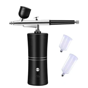 Makeup Cordless Airbrush Kit Portable Nail Spray Gun For Face Hydration Home Spa Beauty Device System