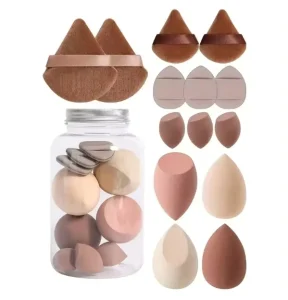 Makeup Sponge Set Permanent Makeup Training Tool Latex Free Foundation Tool for Girl Makeup