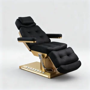Manicure Tattoo Pedicure Custom Color PVC Electric Adjustable Beauty Chair Stainless Steel Base Hotel