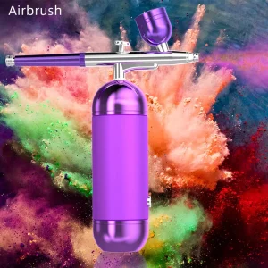 Manual Airbrush Machine with Precision Compressor Gun