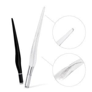 Manual Microblading Pen for Eyebrow & Lip Tattoo Practice with Eyeliner Semi-Permanent Makeup Machine