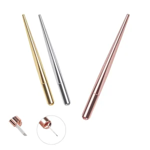 Manual Pen Portable Tattoo Cartridge Needles for Eyebrow Eyelash Makeup Eyebrow Eyelash
