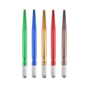 Manual Stainless Steel Tattoo Pen Microblading Hand Tool for Eyebrow Permanent Makeup Portable Logo Custom Shader Supplies