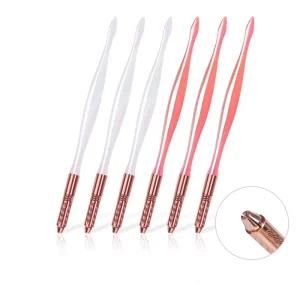 Manual Tattoo Pen Microblading Permanent Makeup Eyebrow Tools 2 Usage for Flat or Round Needles Microblading Pen
