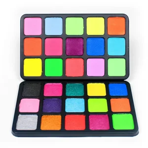 Manufacturer 30 Colors Professional Halloween Cosplay Makeup Kit Face & Body Paint Kit For Kids Safe And Easy To Use