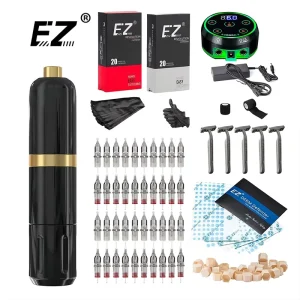 Manufacturer Direct EZ Nano X Tattoo Kit Set Professional Complete Tattoo Kits with 1Pcs Aurora2